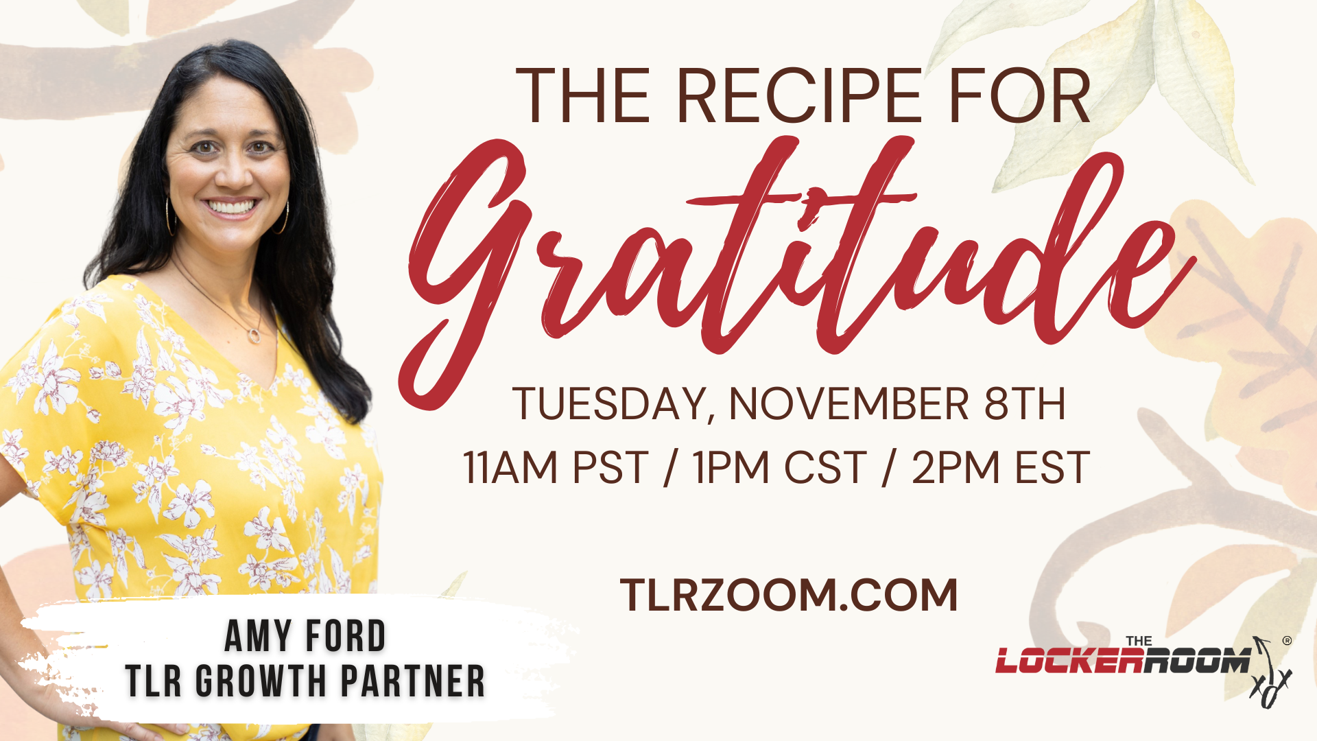 
TLR: The recipe for gratitude